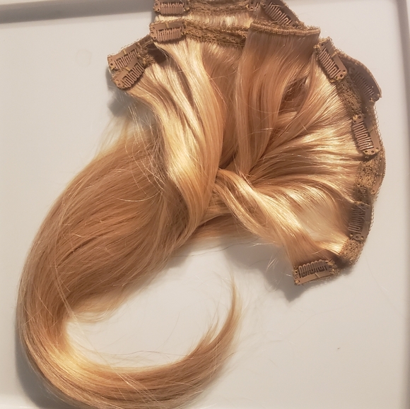 Bellami Strawberry Blonde Lace Clip In Hair Extensions 18" - Picture 2 of 2